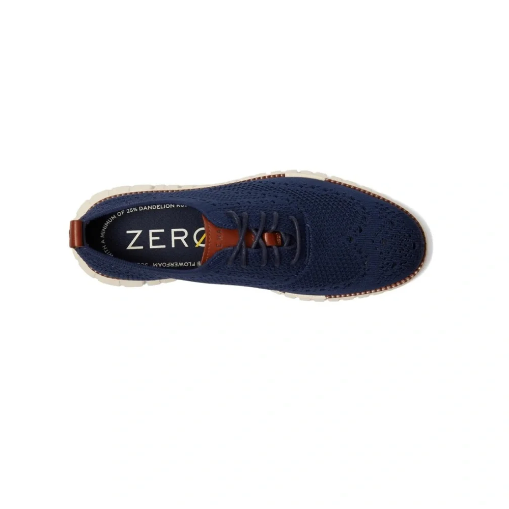 New in Box Zerogrand Remastered Stitchlite Wingtip Oxfords